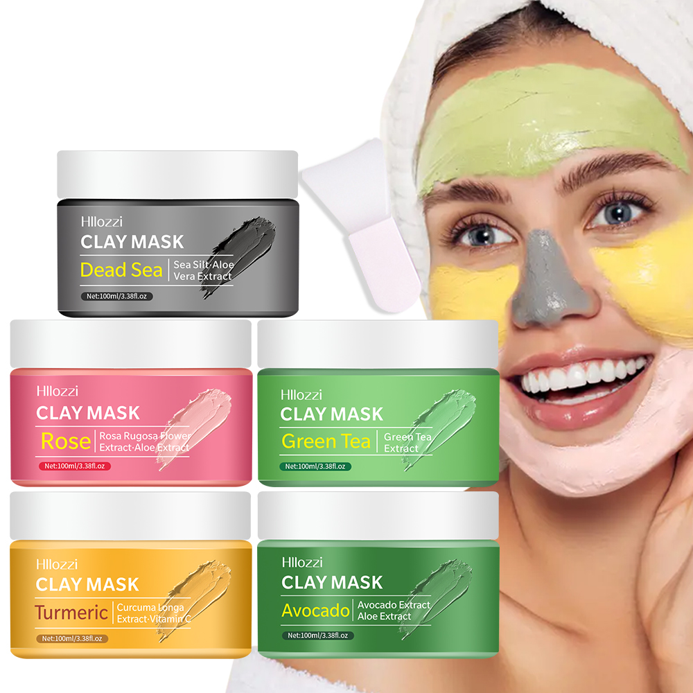 Dust Mask Construction - 100 ml Rose Gesichtsreinigung Schlammmaske Kurkuma
