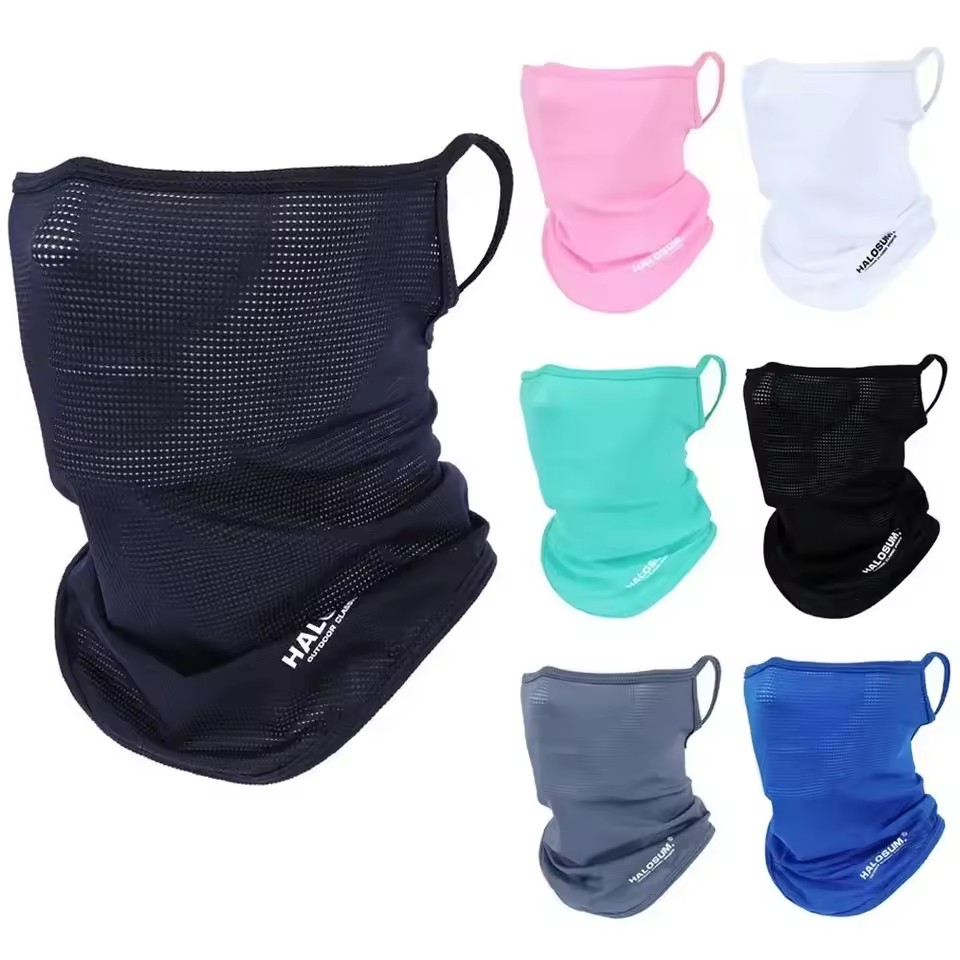 Sports Mask Breathable - Eisseide Vollgesichtsmaske Balaclava Sommer Sonnenschutz Atmungsaktiv
