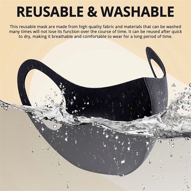 Cloth Face Mask Washable - 5/10PCS Fashion Solid Earloop Maske Frühling