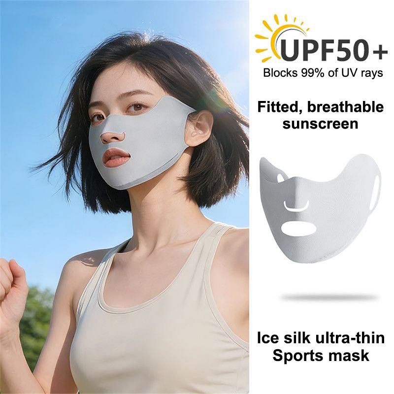 Kids Face Mask - 2PCS neue atmungsaktive Eisseidenmaske, waschbar, staubdicht,
