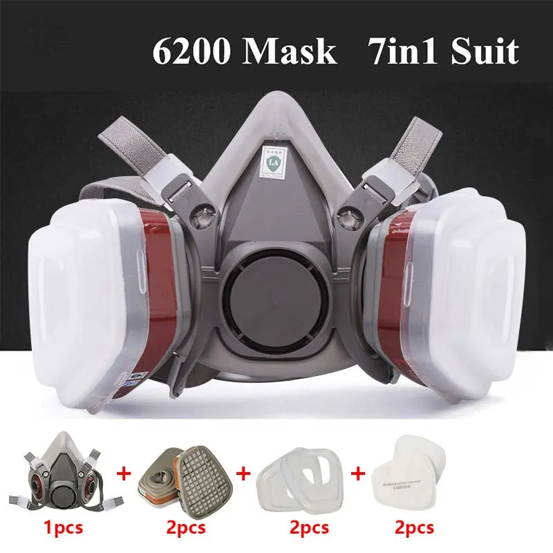 7-in-1 gasdichte Halbgesichtsm – Respirator Half Face Bewertung und Preis