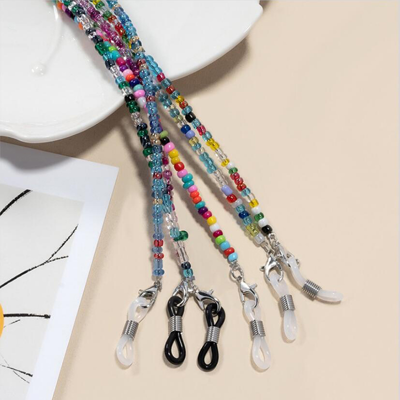 Bunte Reisperlen-Brillenkette  – Mask Chain Holder Bewertung und Preis